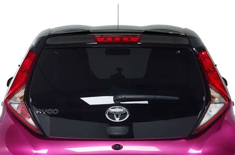 Heckflügel Mit Abe Für Toyota Aygo 2 Hf853 Schwarz Strukturiert