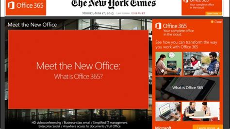 Microsoft Introduces The New Office Media In Canada
