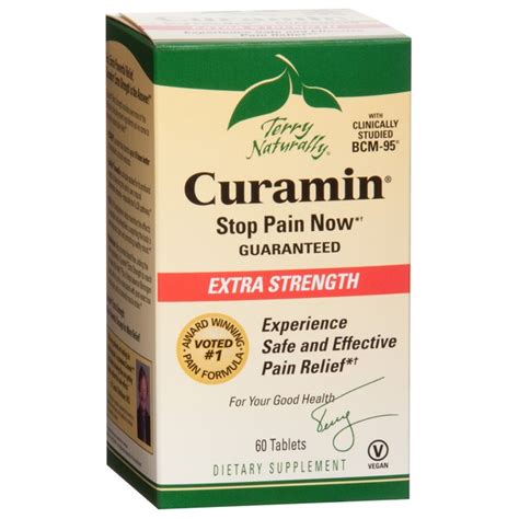 Shop Terry Naturally Curamin Extra Strength 120 Tablets Free
