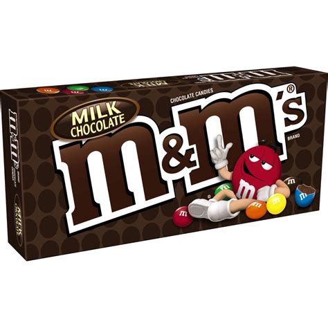 Mandms Milk Chocolate Candy Movie Theater 31 Oz