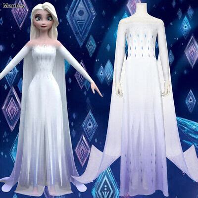 Here is a great collection of games where you can dress up, and make up, queen elsa and princess anna, the sisters from the movie frozen. Frozen 2 Cosplay Snow Queen Elsa White Dress Costume ...