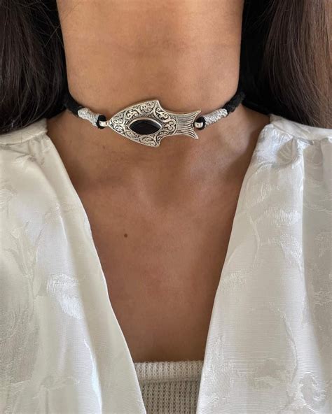 Antique Choker Collar Necklace Solid Sterling Silver Neck Etsy