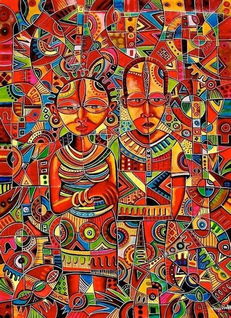 Pin By H P On Artastic In 2019 African Art Paintings African Art