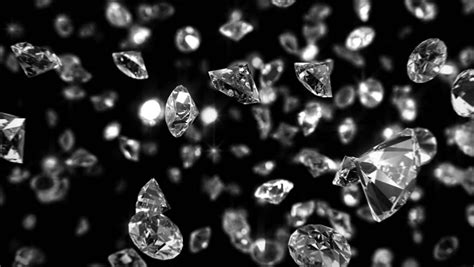 Seamlessly Looping Background Of Diamonds Stock Footage Video 100