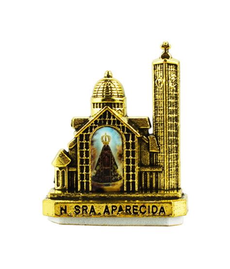 Imagem Catedral Basílica de N s Aparecida Dourado Uso Carro