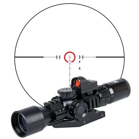 Canis Latrans Rifle Escopo Tático 3 9x40firf 1x 2moa Mini Red Dot