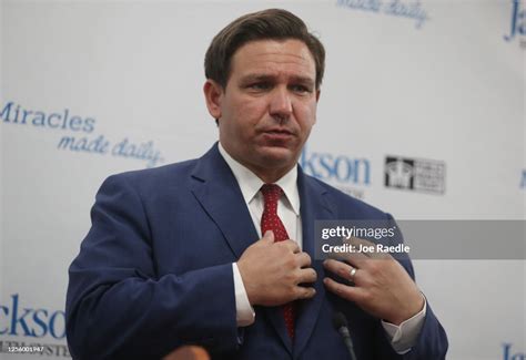 Florida Gov Ron Desantis Speaks At A New Conference On The Surge In News Photo Getty Images