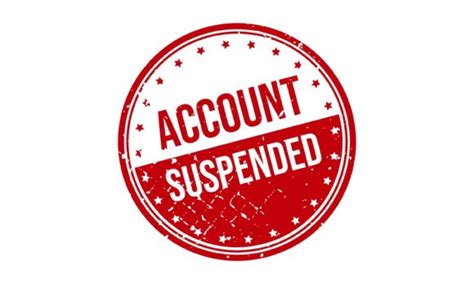 1 Account Suspended Rubber Stamp Designs And Graphics