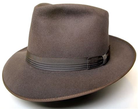 Vintage 1940s 7 1 8 Custom Made Fitzgerald Special Mens Fedora Hat