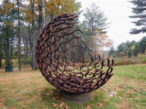 Nearly Sphere Fine Art Photography Metal Sculpture Garden Art