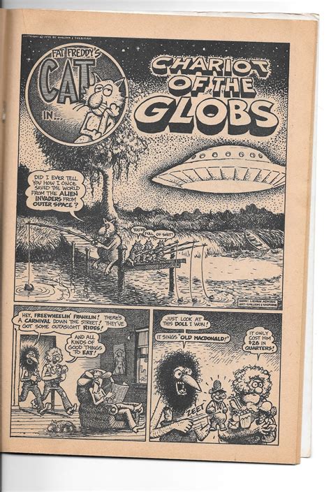 Randolph Comix Comic Of The Day Fabulous Furry Freak Brothers No 4