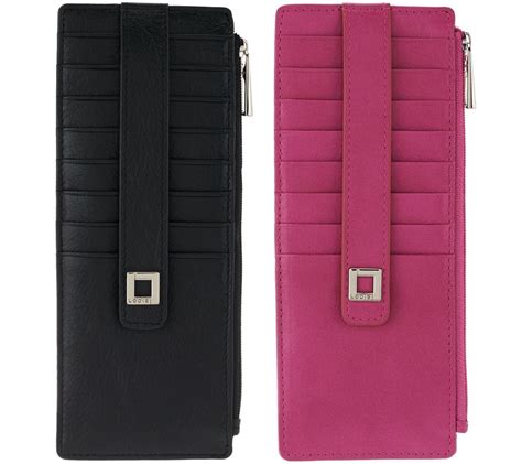 You'll have a certain credit limit that you can make purchases up to, before the card needs to be paid off. LODIS Set of 2 Italian Leather Credit Card Cases w/ RFID Protection - QVC.com