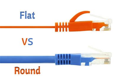 U Prefer Flat Or Round Ethernet Cable