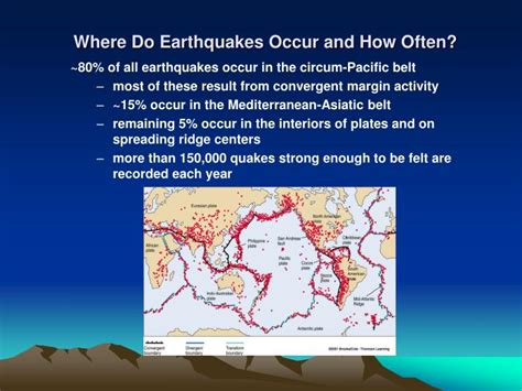 Earth is an active place and earthquakes are always happening somewhere. PPT - Earthquakes, Volcanoes, and Tsunamis PowerPoint ...