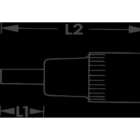 VIGOR Douille mâle T V6086 Carré creux 3 8 pouce 10 mm Profil