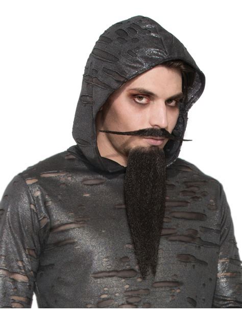 Adults Mens Wizard Facial Beard And Moustache Set Costume Accessory
