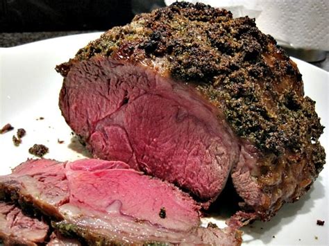 In general, roast beef can be made from several different cuts of beef and is traditionally cooked with a number of different vegetables and flavor. Perfect Herb Crusted Roast Prime Rib of Beef - Video - At Home with Vicki Bensinger