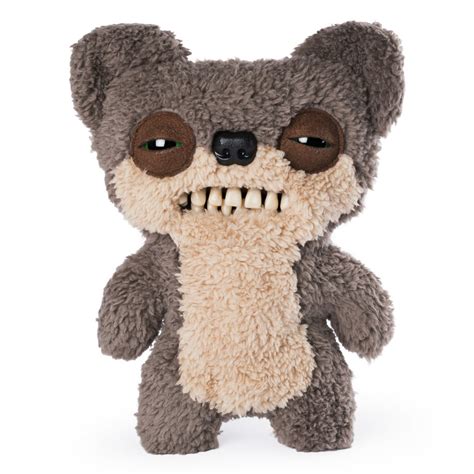 Fuggler Funny Ugly Monster 9” Teddy Bear Nightmare Fuzzy Brown