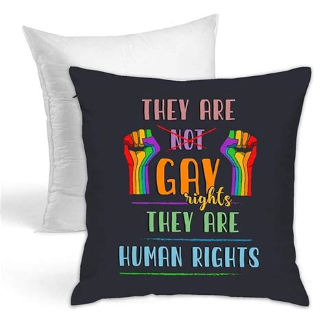Bccyz Human Rights Gay Pillow Case Summer Style Fashion Square Pillow Case Cushion