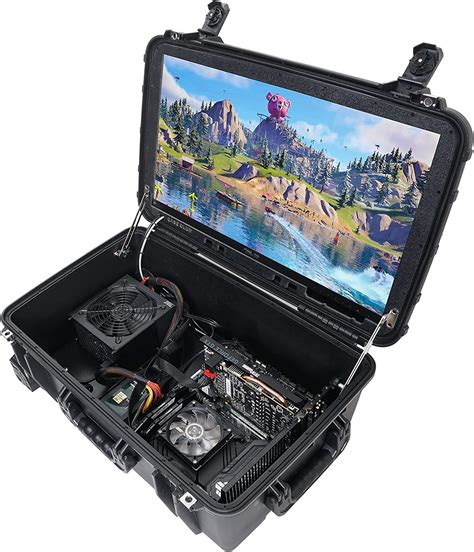 Case Club Portable Pc Gaming Chassis With Built In 24 1ms 144hz