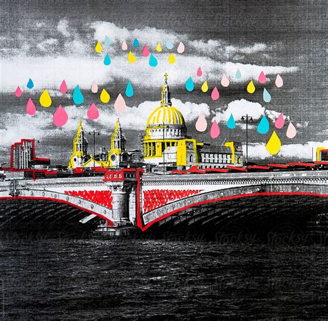 Collage Of London Skyline Del Colaborador De Stocksy Kkgas Stocksy