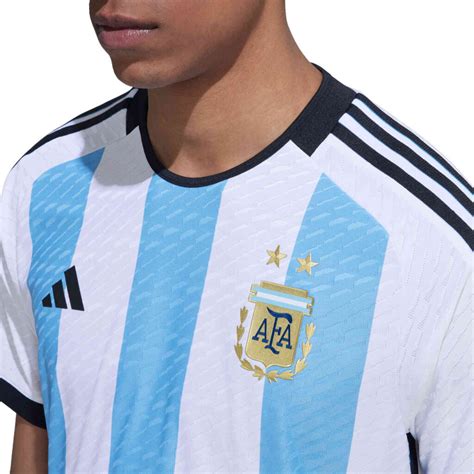 2022 Adidas Lionel Messi Argentina Home Authentic Jersey Soccerpro