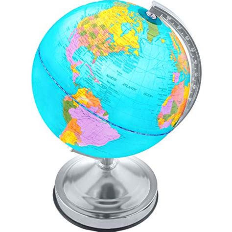Illuminated Kids Globe With Stand Educational T With World Map And