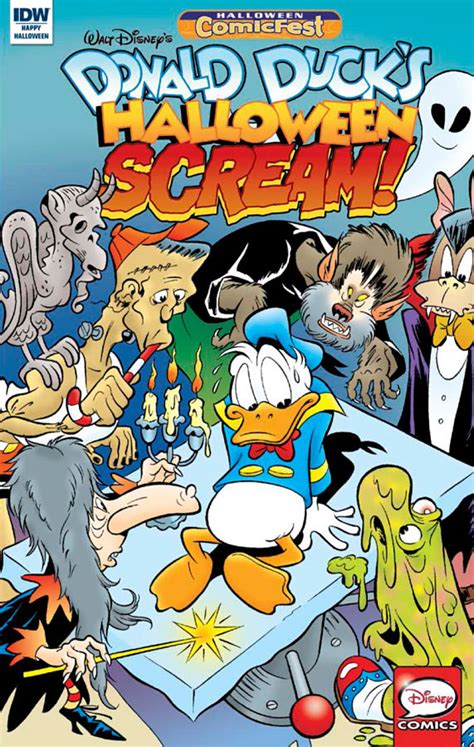 Donald Ducks Halloween Scream 2017 2 Four Color Holidays Four