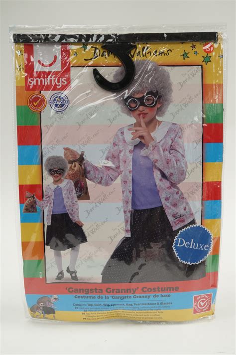 David Walliams Deluxe Gangsta Granny Costume Ages 4 To 6