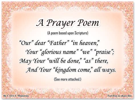 A Prayer Poem Chain Of Saving Truth Ministries