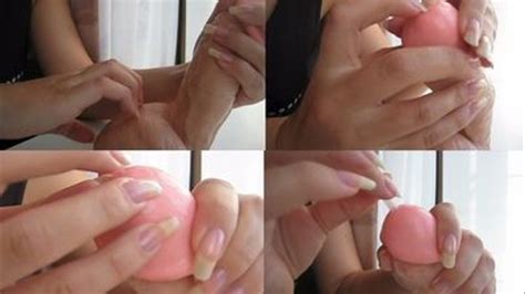 Best Long Nailed Handjobs Clear Nails Scratching And Hole Punishing