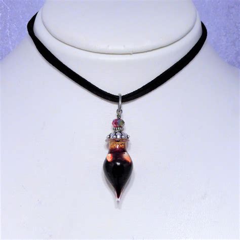 Blood Vial Choker Gothic Jewellery Blood Vial Necklace Etsy
