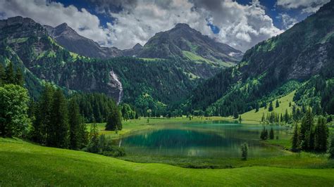Fonds Decran 2560x1440 Suisse Montagnes Lac Photographie De Paysage