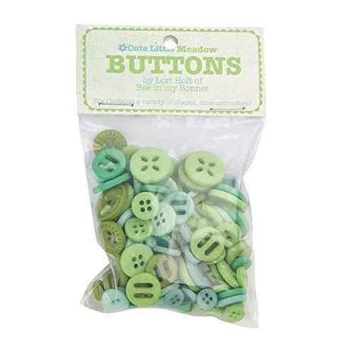 Riley Blake Cute Little Buttons Meadow Assortment By Lori Holt Thimble Dots