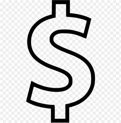 Free Download Hd Png White Dollar Sign Png Transparent With Clear