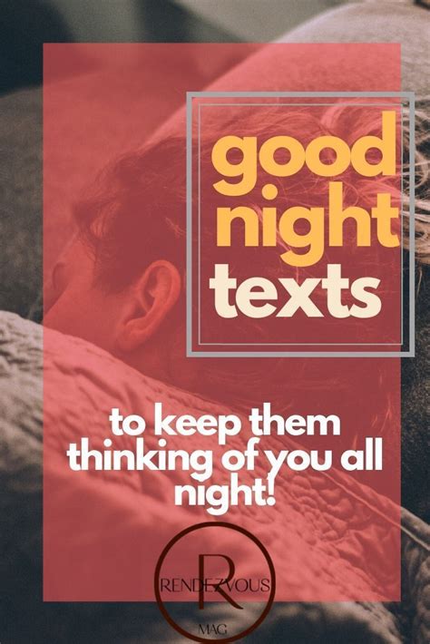 65 Good Night Texts For Her And Him So They Think Of You All Night In