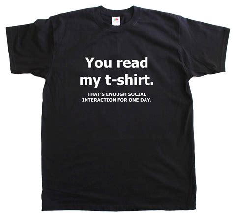 1876 Aud You Read My T Shirt Anti Social Mens Cotton Funny Tee
