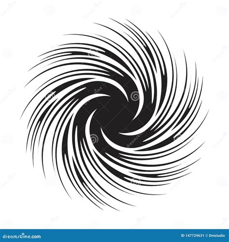 Vector Radial Spiral Burst Stock Vector Illustration Of Circle 147729631