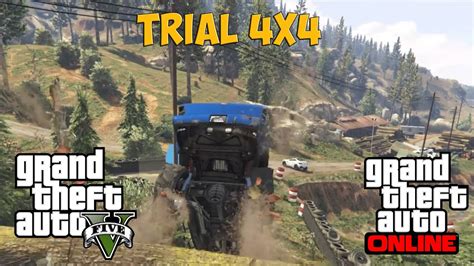 Gta 5 Course Trial 4x4 Ps4 Fr Youtube