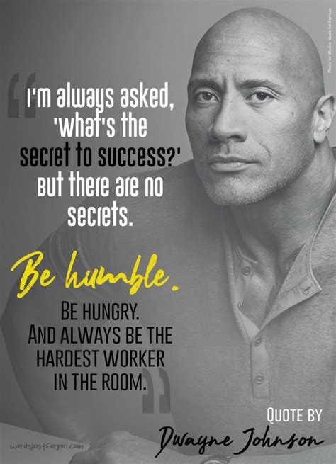Today, i will be sharing with you 50 famous quotes about life; Quote on Success by Dwayne Johnson | Words Just for You ...