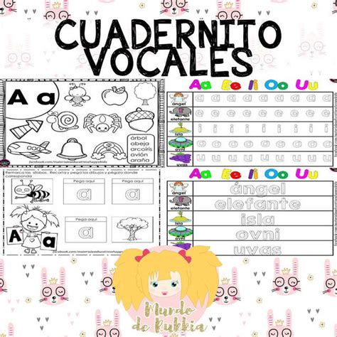 Cuaderno Para Trabajar Las Vocales Materiales Educativos Gratuitos