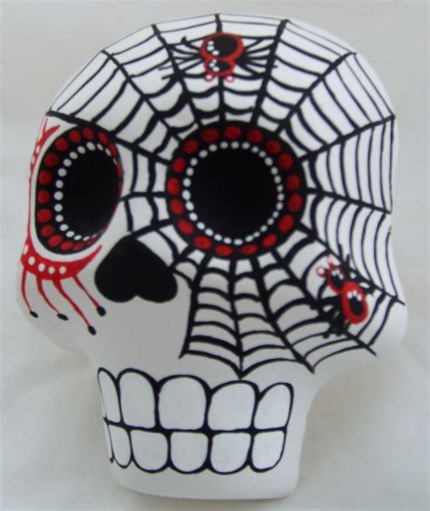 Spider Web Skull Skulls Measures 6 Tall And 45 Wide The Flickr