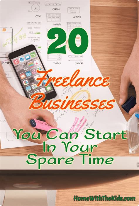 20 Freelance Businesses You Can Start In Your Spare Time Home With