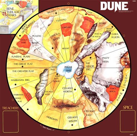 Famous Maps In Literature Dune Art Dune Book Dune