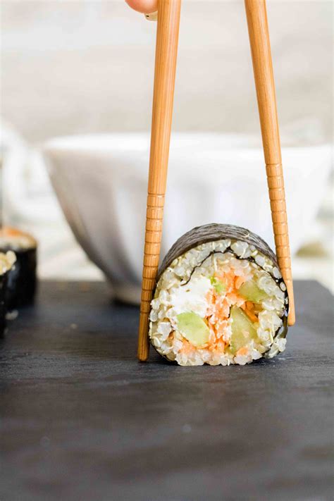 Veggie Quinoa Sushi How To Lifestyle Of A Foodie