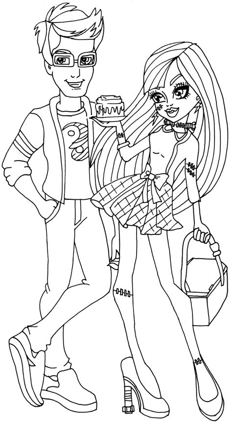 If you have made an effort and got a good picture, you can hang the coloring pages on the walls of your room. Free Printable Monster High Coloring Pages: Picnic Casket ...
