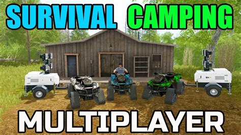 Farming Simulator 2017 Survival Camping Working Off Grid