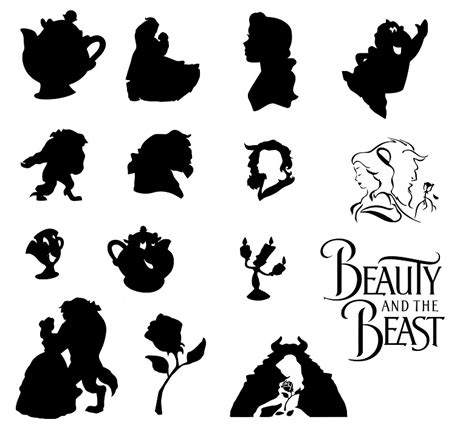 digitalfil: Beauty and the Beast svg,cut files,silhouette clipart,vinyl