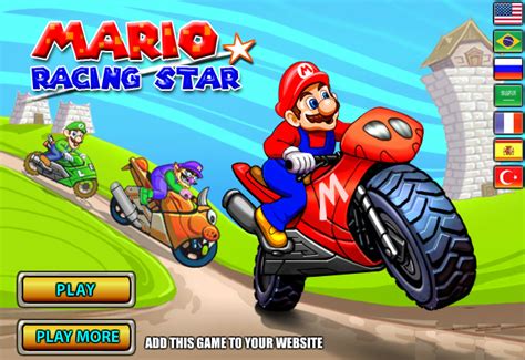 Mario Racing Star Is A Very Cool Racing Game Where You Can Select Your