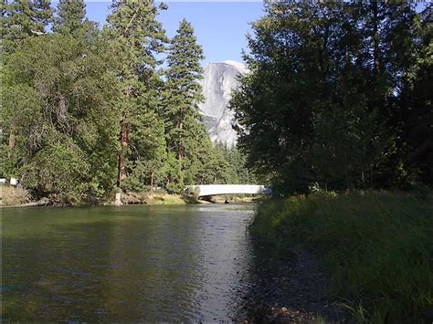 View Of Half Dome From Sentinel Bridge In Yosemite National Park